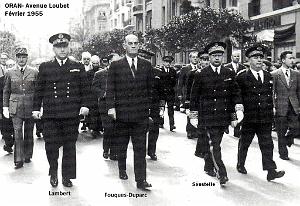 Oran - Avenue Loubet - Fouques-Duparc et Soustelle - 1955